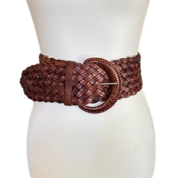 Vintage BCBG Max Azria Wide Leather BeltM